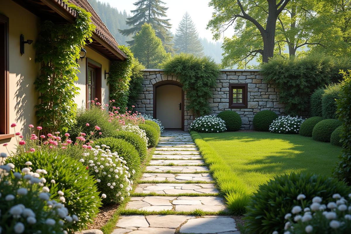 jardin élégant