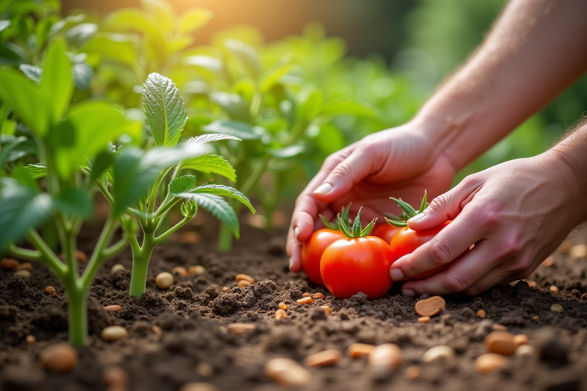 paillage potager